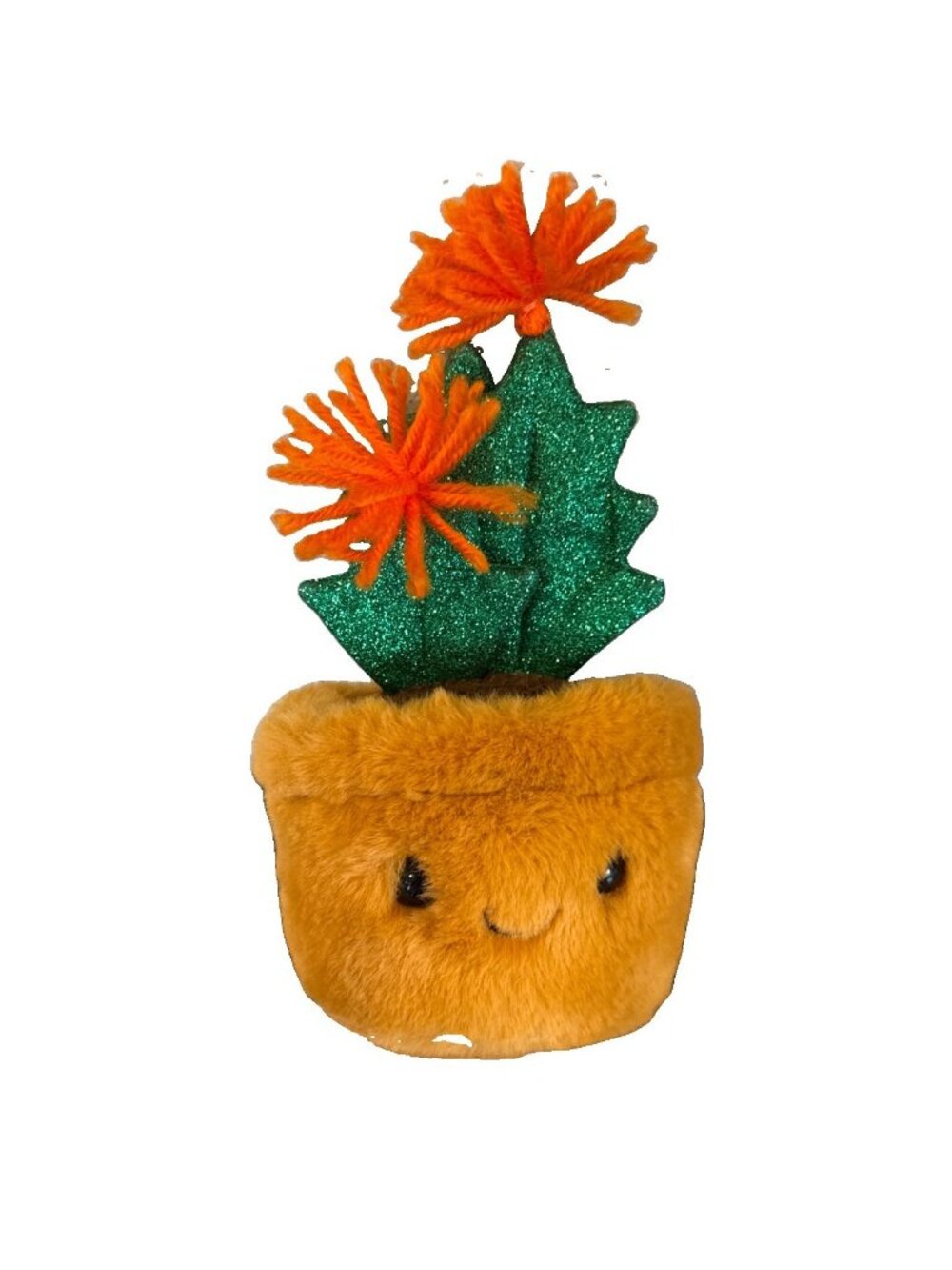 FAO Schwarz Sparklers Cactus Toy Plush House Plant Stuffed Animal Succulent